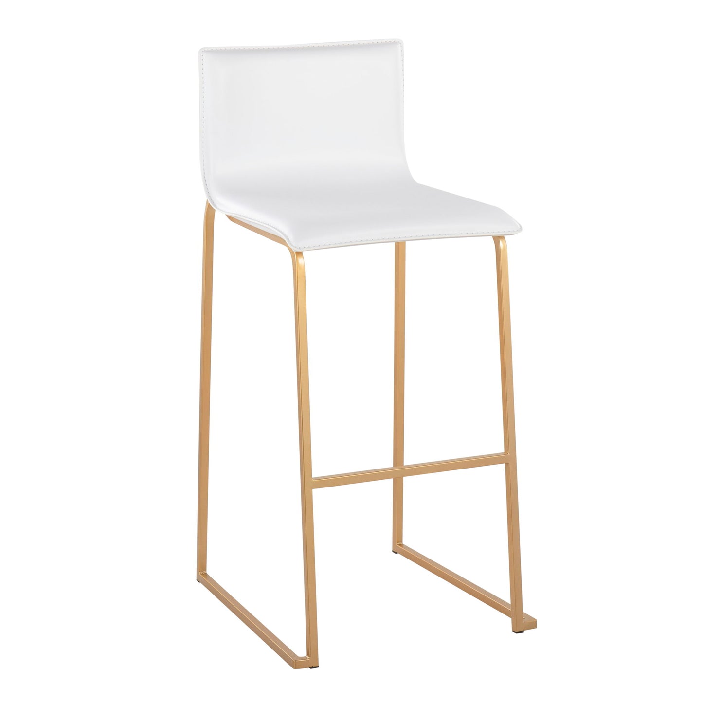 Mara - Contemporary Upholstered Barstool (Set of 2) Lumi Source