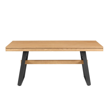 Modern Industrial Large Dining Table Walker Edison