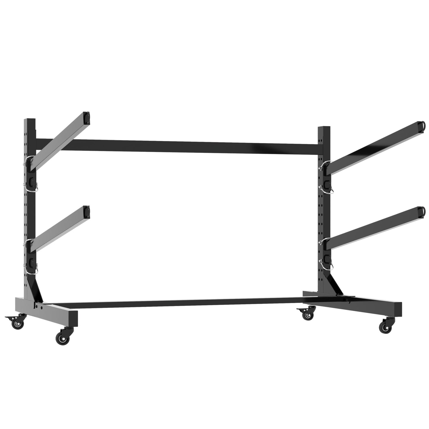 Freestanding Kayak Storage Rack With Lockable Wheels For Kayak, Canoe, Sup & Surfboard Daily Nest