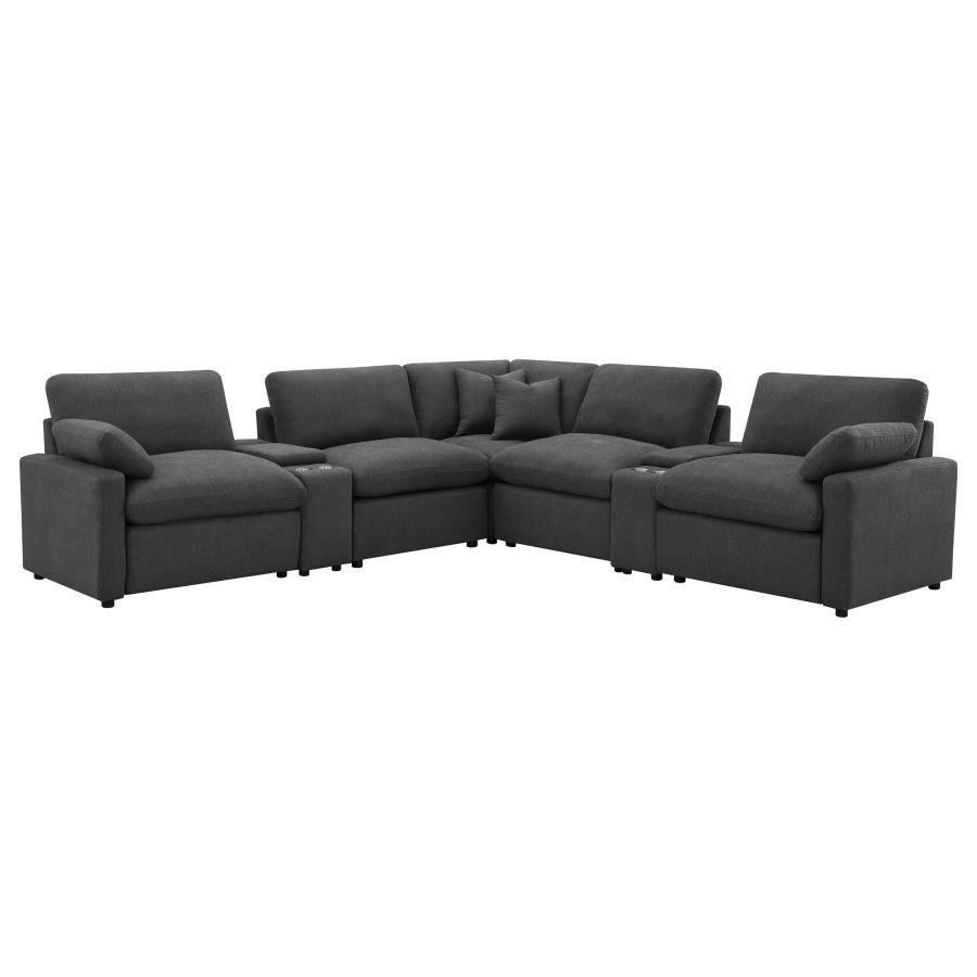 Collins - 7-Piece Modular Power Reclining Sectional Coaster Fine Furniture