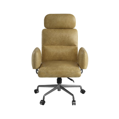 Davu - Swivel Office Chair - Mustard Acme
