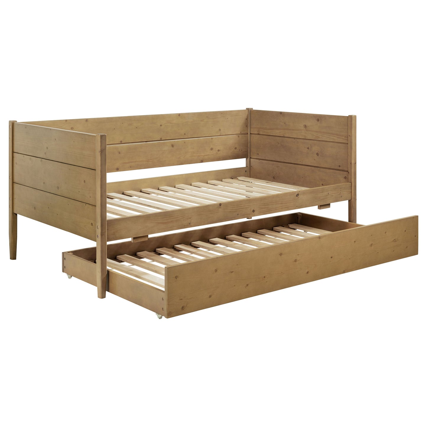 Stewart - Twin Daybed With Trundle - Natural Furniture Max