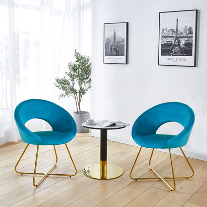 Modern Accent Velvet Lounge Chair Home Essentials