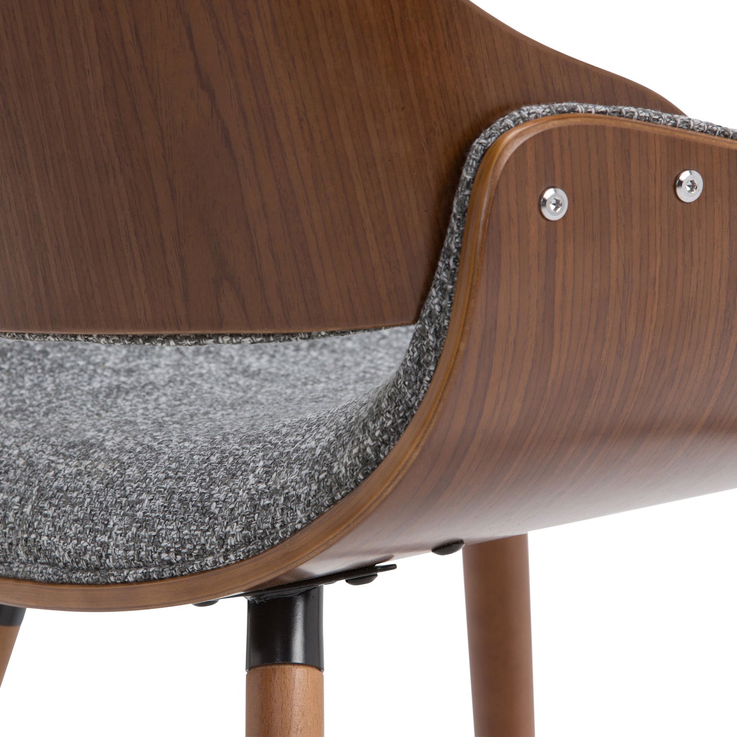 Malden - Bentwood Upholstered Dining Chair With Wood Back Simpli-Home