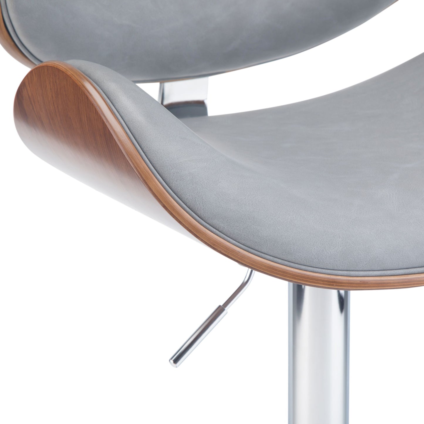 Marana - Multifunctional Handcrafted Bentwood Adjustable Swivel Bar Stool Simpli-Home