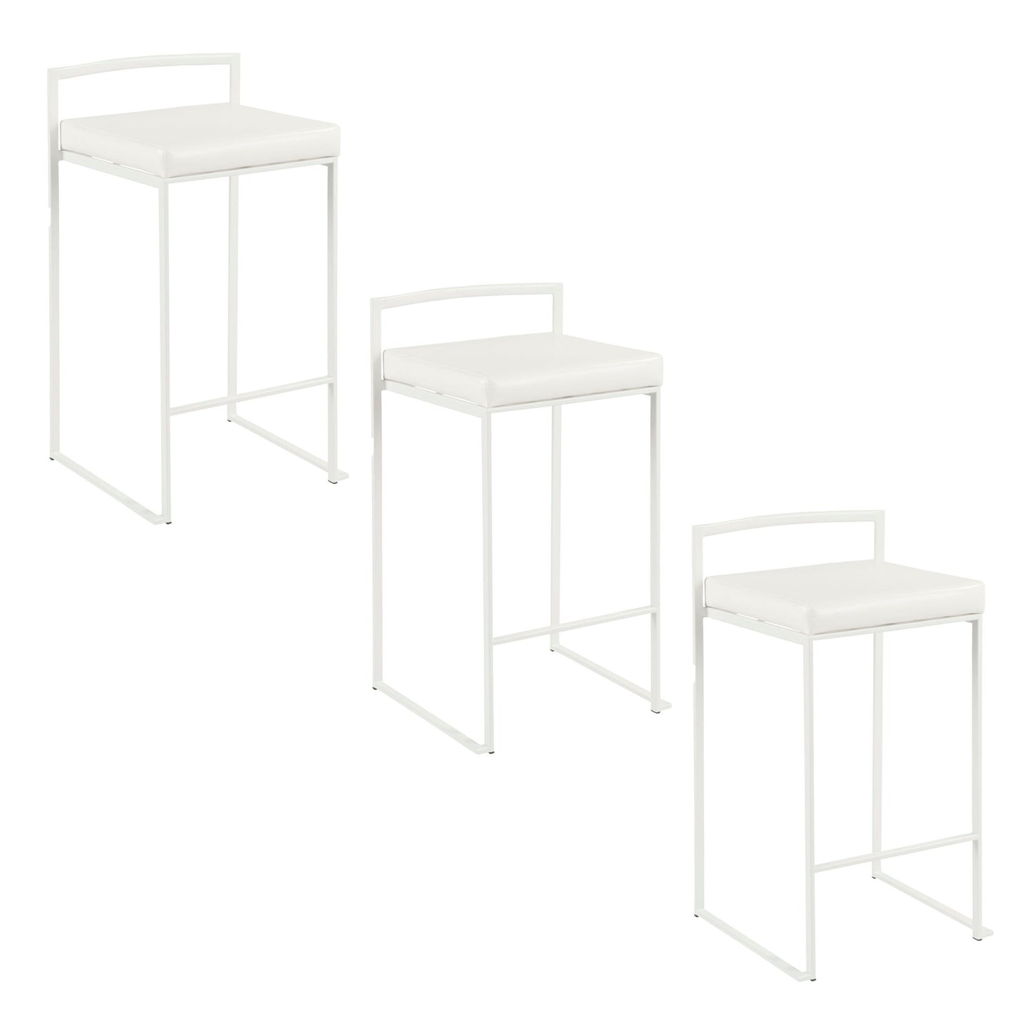 Fuji - Simple Elegance, Contemporary Stackable Counter Stool Lumi Source