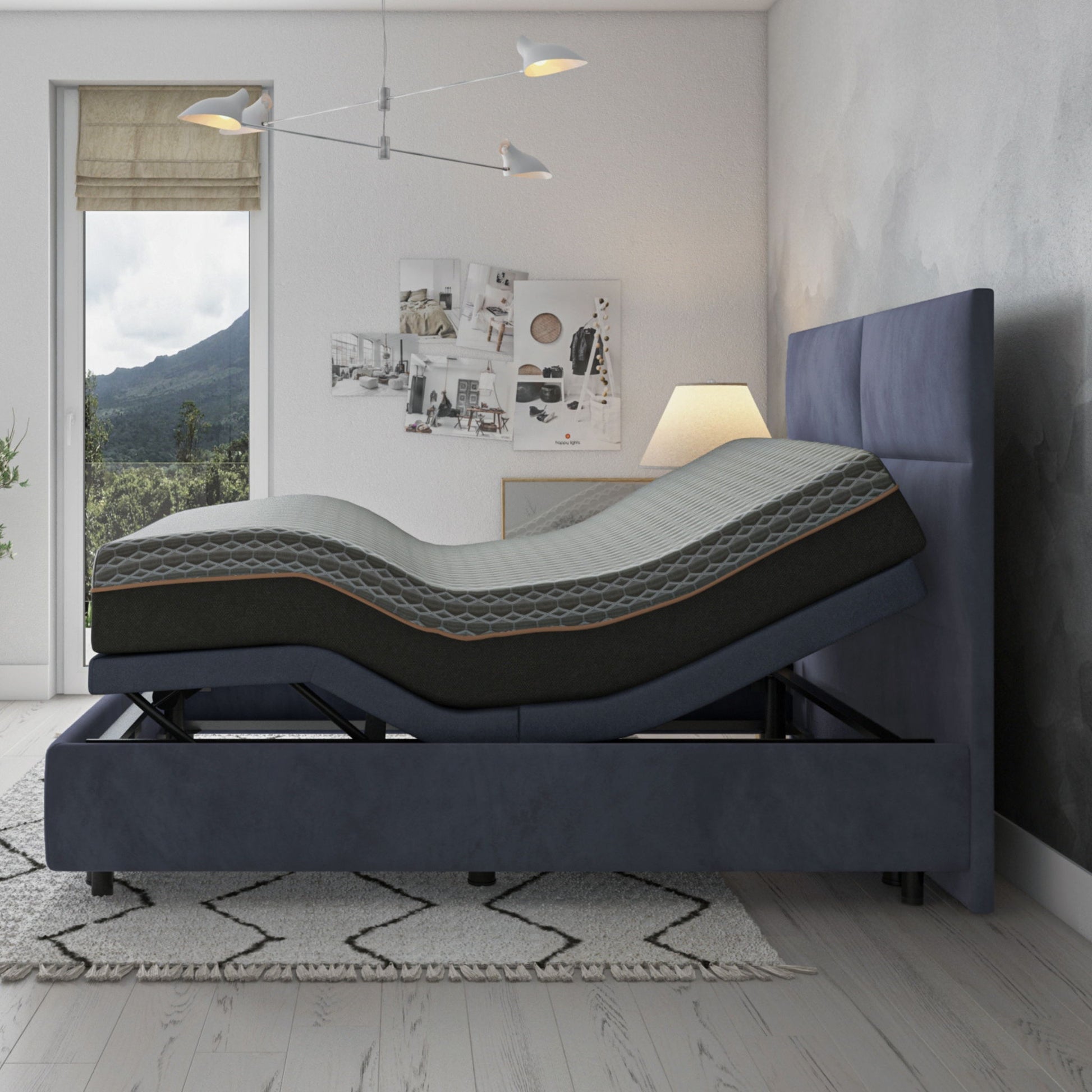 Copper Lux Hybrid - 12" Mattress With Copper Infused Contouring Memory Comfort Layer And Supportive Coil System BedTech