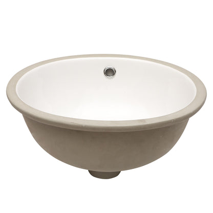 Elegant Ceramic Oval Undermount Bathroom Sink With Overflow Daily Nest