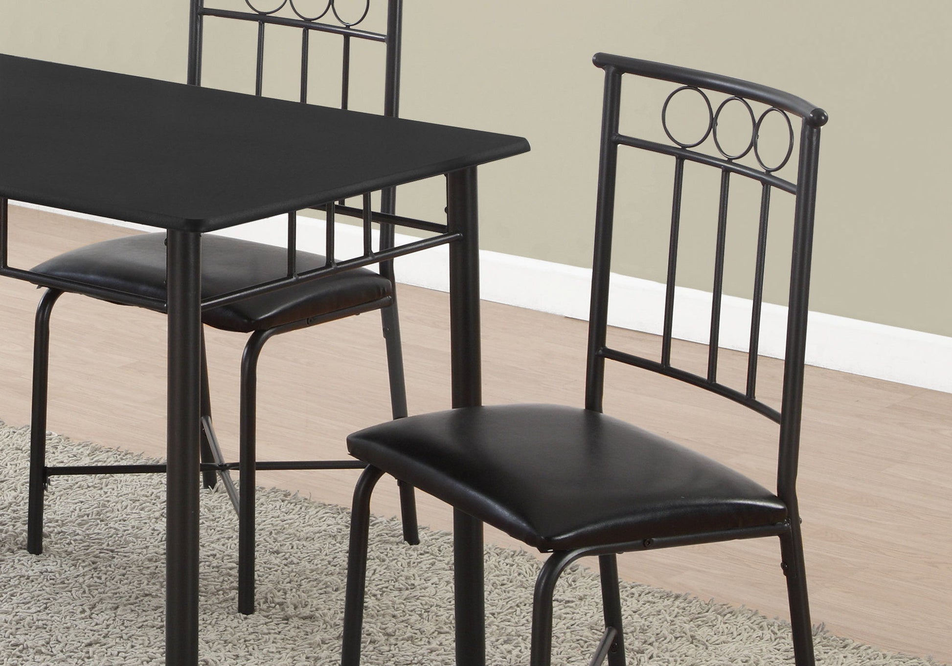 5 Pieces Dining Table Set, Small, Rectangular 8th Street