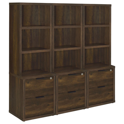 Geary - 3 Piece Wall Unit Bookcase Set With USB Storage Furniture Max