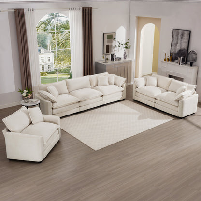 Elegant Oversized Sectional Sofa Set With Deep Seats And Flexible Layout Home Essentials