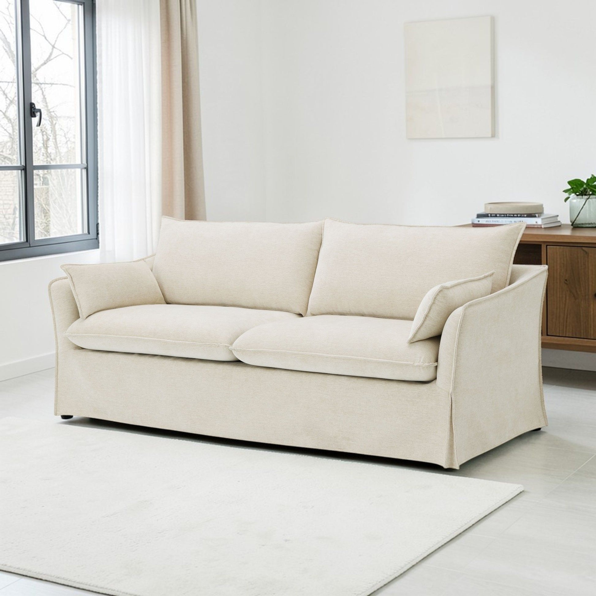 Shane - Sofa With 2 Pillows - Beige Acme