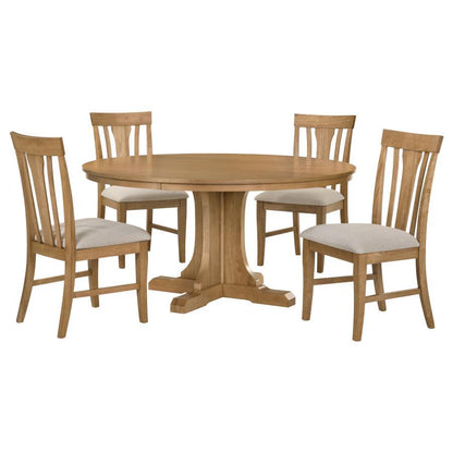 Hartville - Round Dining Table Set Coaster Fine Furniture