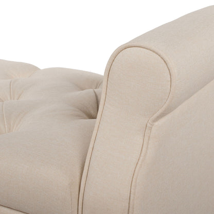 Jacqueline - Tufted Roll Arm Storage Bench Jennifer Taylor Home