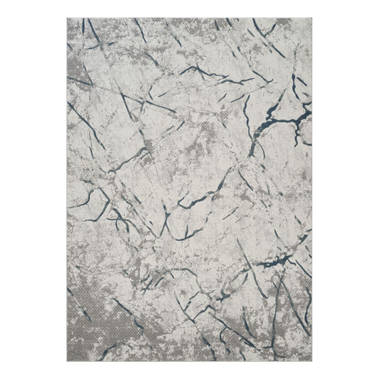 Geometrix - Contemporary Area Rug With Geometric 3D Effect Icona Home Decor