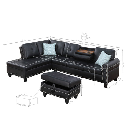 Irine - Sectional Sofa With Ottoman