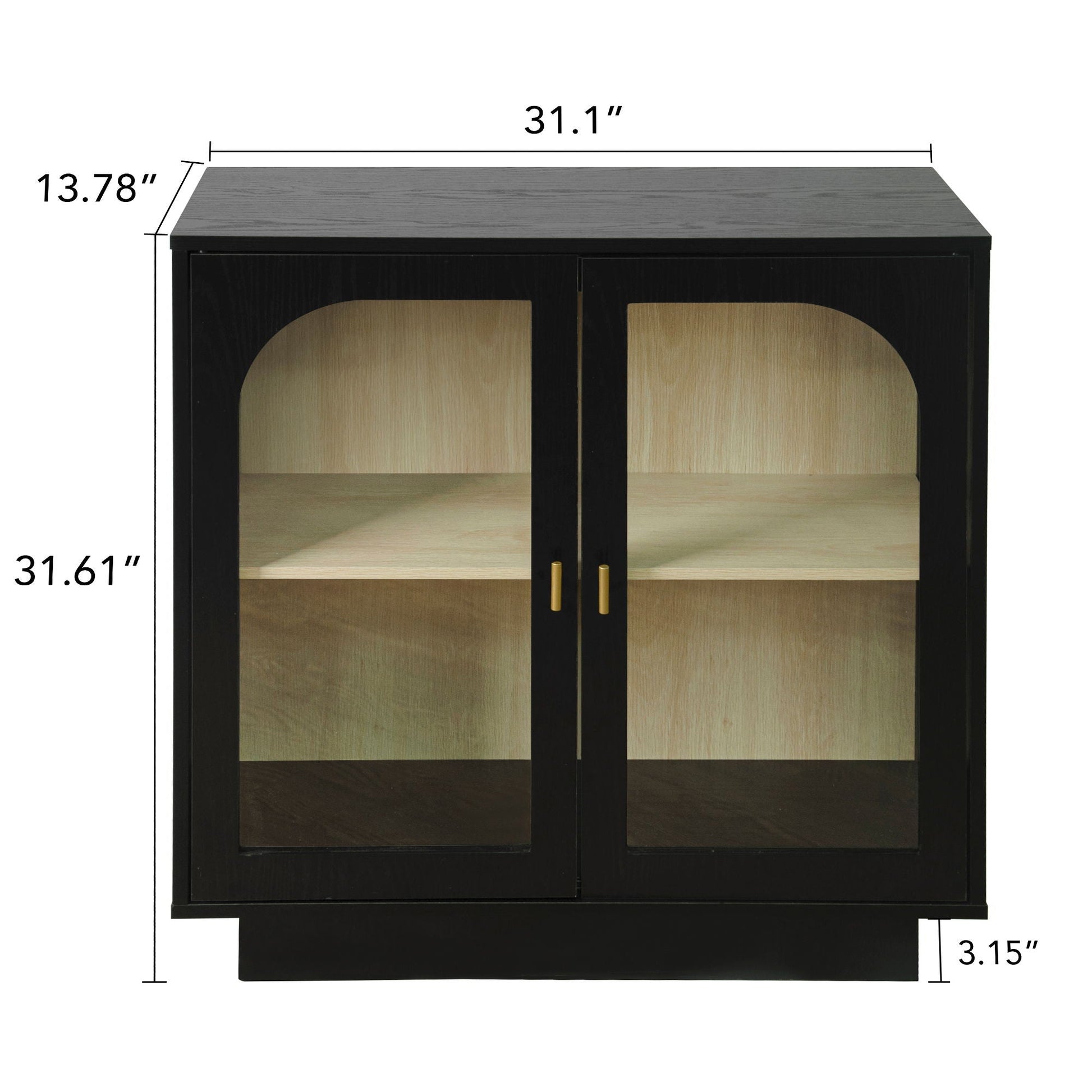 Storage Cabinet With Acrylic Door For Living Room Home Essentials