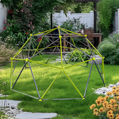 10 Sided Climbing Frame For Outdoor Playground With Colorful Climbing Stones Daily Nest
