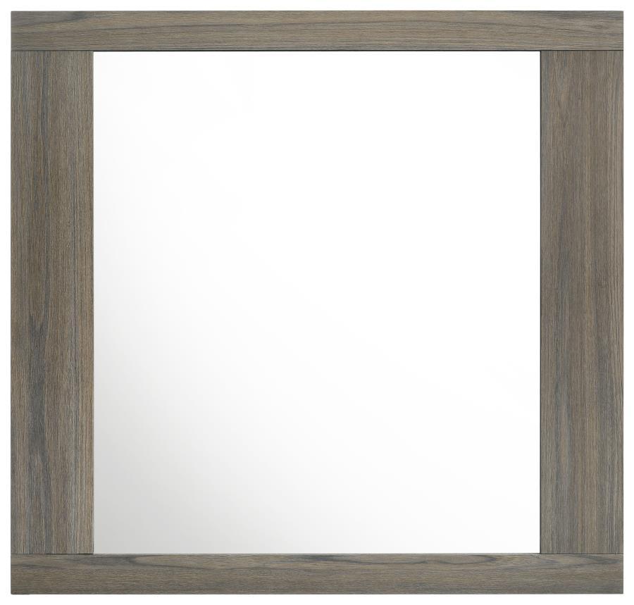 Fenwick - Dresser Mirror - - Gray Oak Coaster Fine Furniture