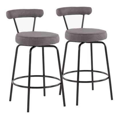 Rhonda - Contemporary Counter Stool (Set of 2) Lumi Source