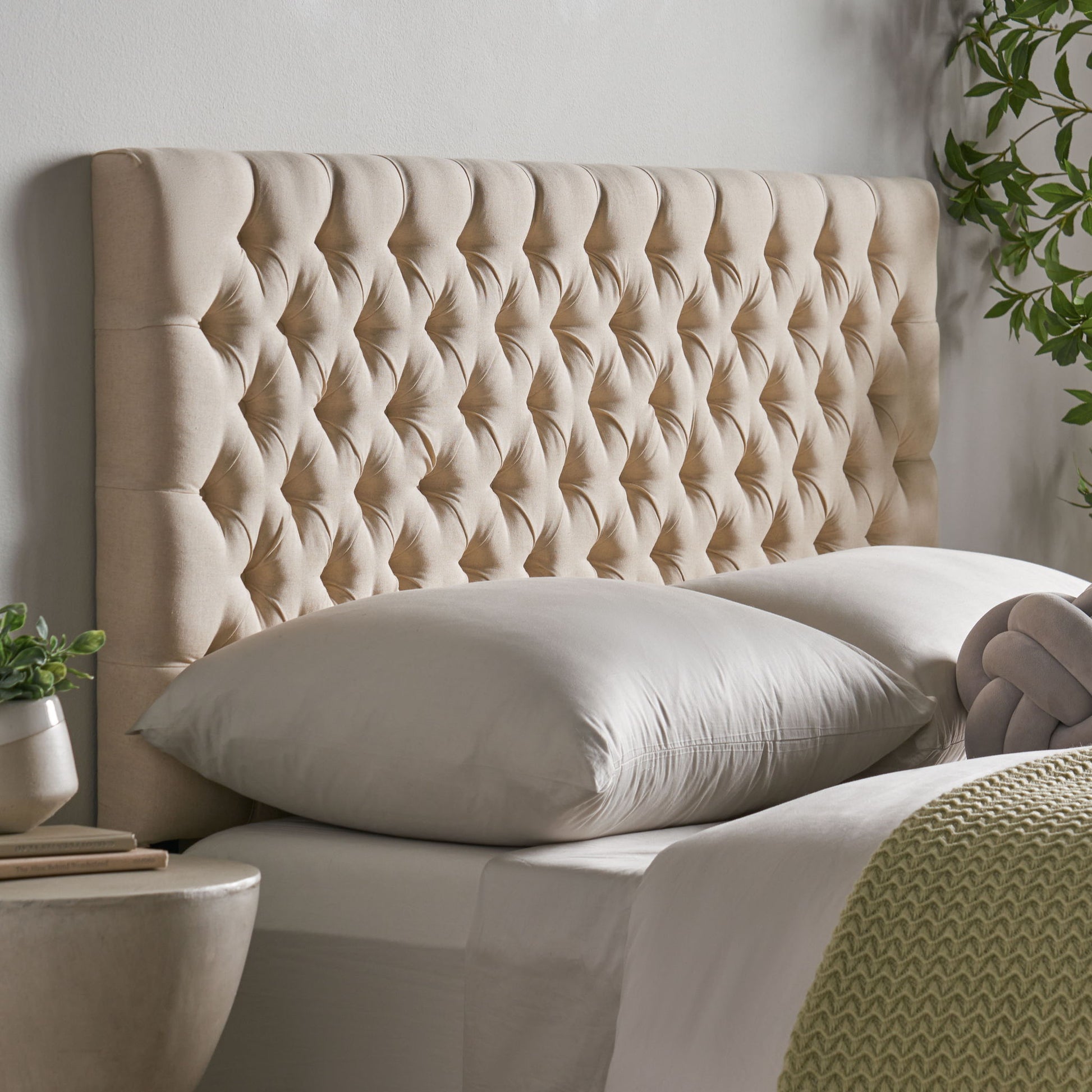 Annecy - Contemporary Upholstered Headboard Noble House