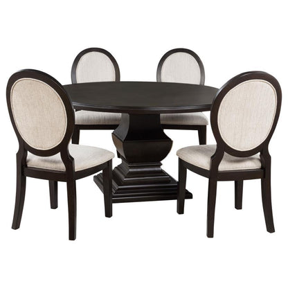 Twyla - Round Wood Dining Room Table Set Coaster Fine Furniture
