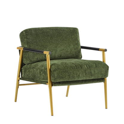 Modern Accent Chair With Cushions, Cozy Seating Noble House