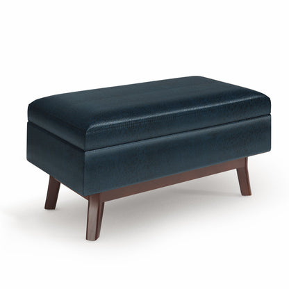 Owen - Upholstered Rectangular Storage Ottoman Simpli-Home