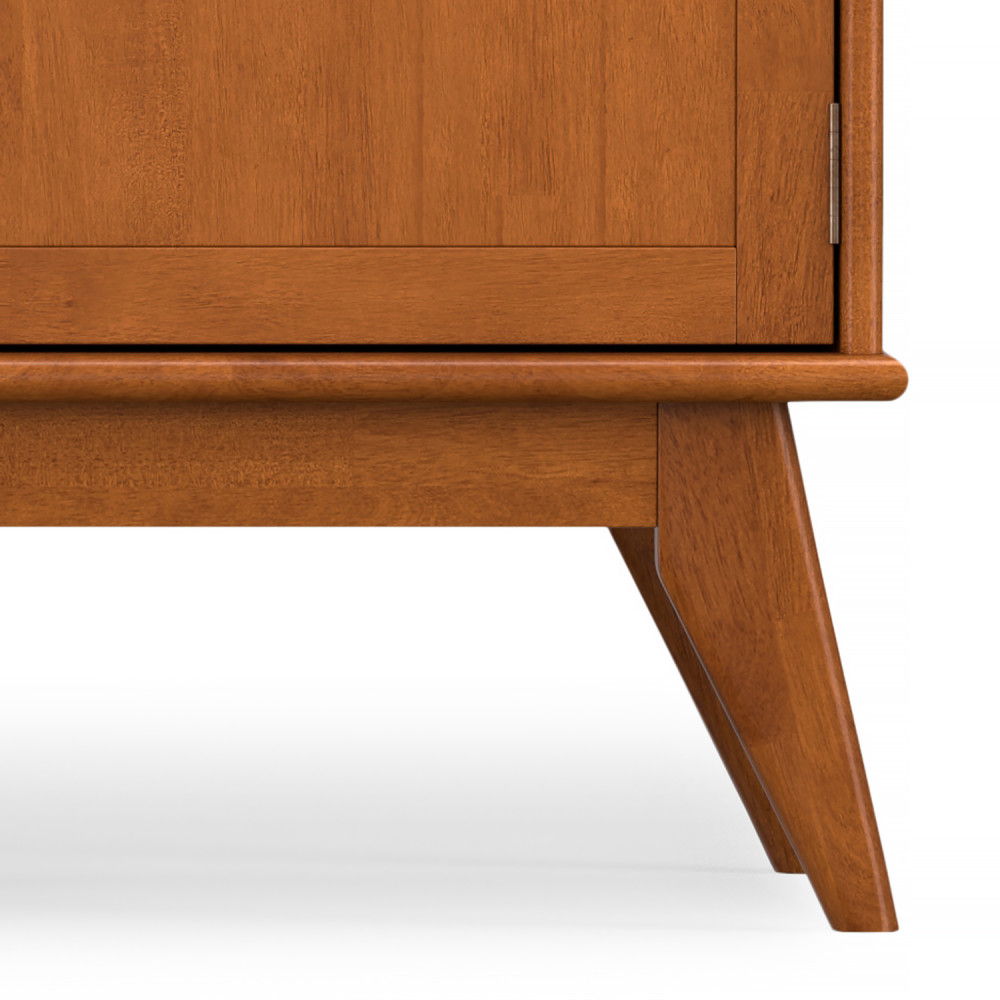 Draper - Handcrafted Mid Century Low TV Media Stand Simpli-Home