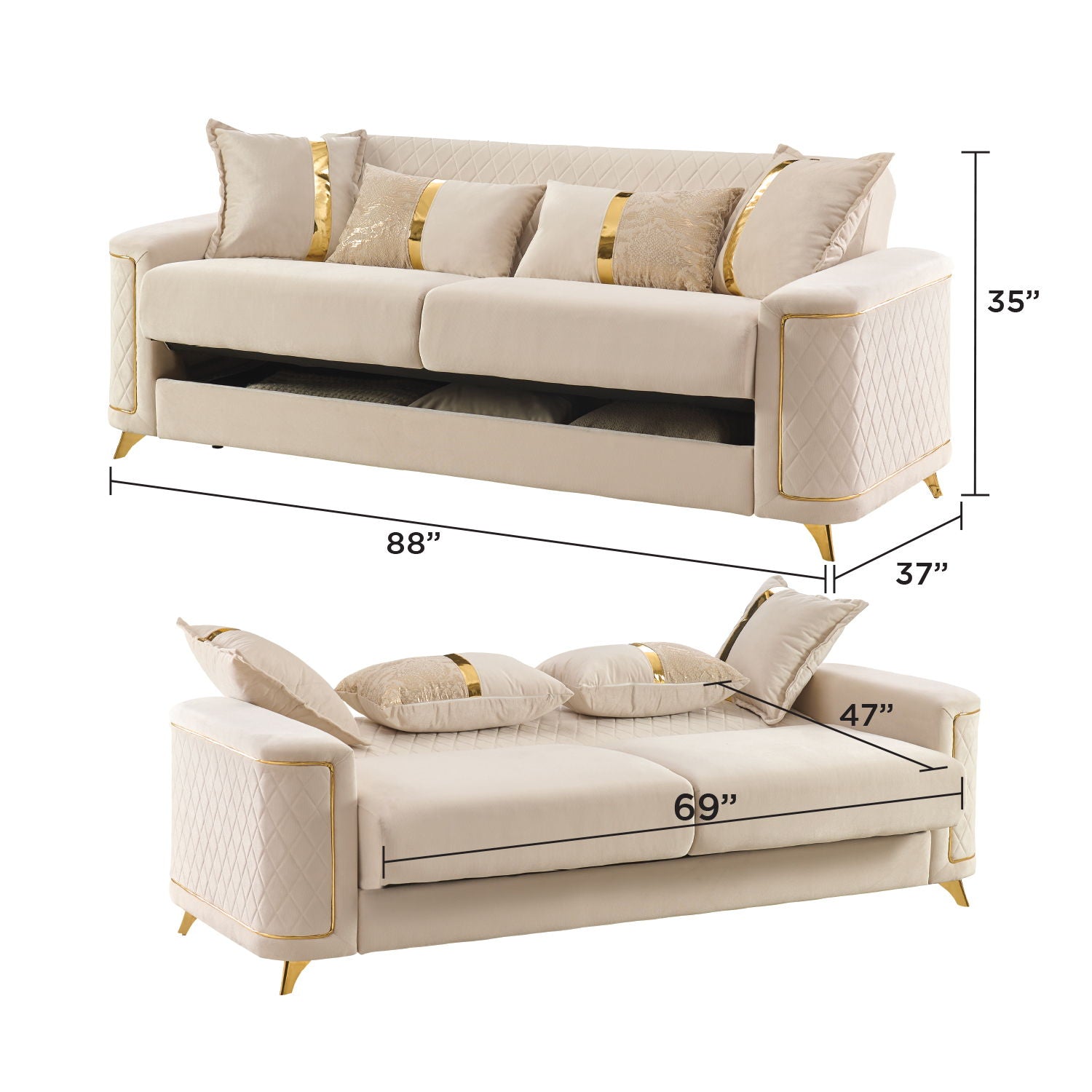 Lisa - Sofa Matrix Furniture Group