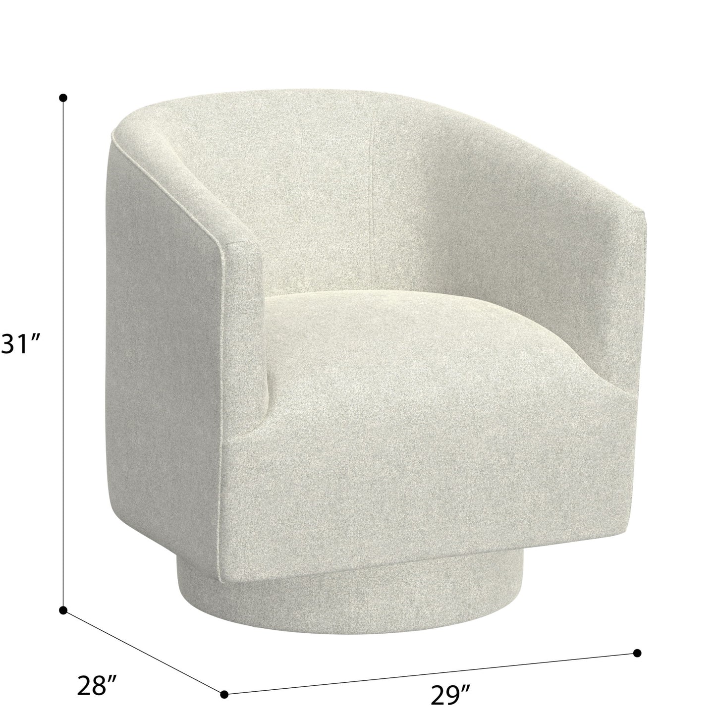 Accent Chair With Swivel Function Emerald Home