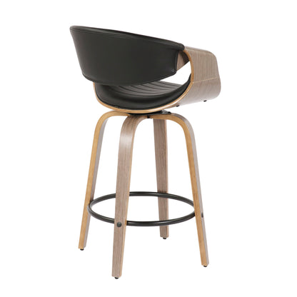 Symphony - Mid Century Modern Counter Stool (Set of 2) Lumi Source