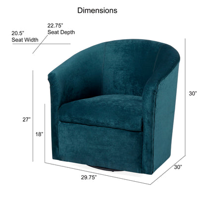 Eden - Swivel Chair With Upholstery And Hardwood Frame Ridgecrest Home