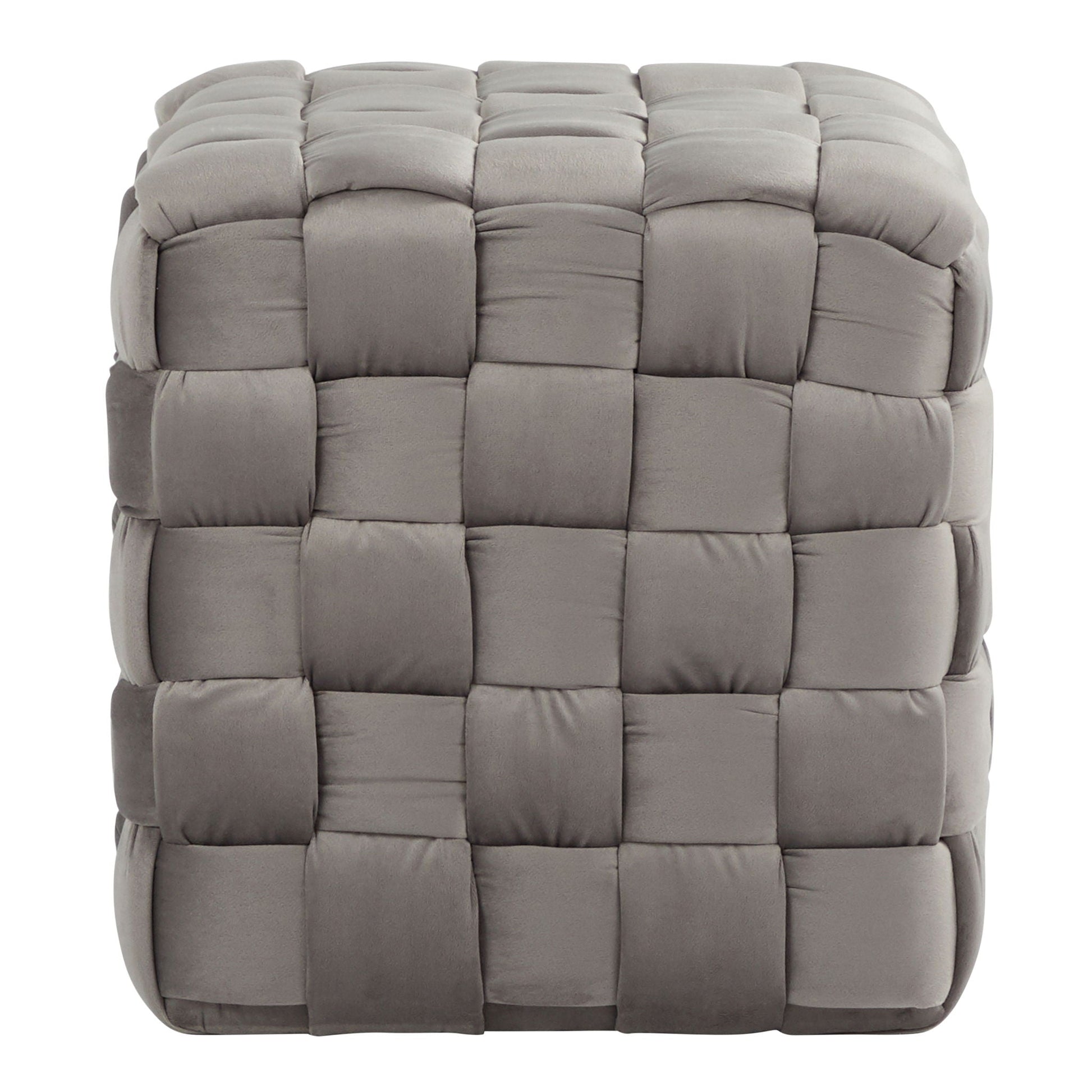 Square Braided Ottoman - Lumi Source