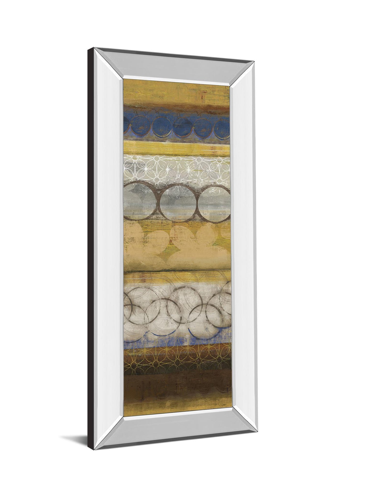 Mellow Il By Allison Pearce - Mirror Framed Print Wall Art - Yellow