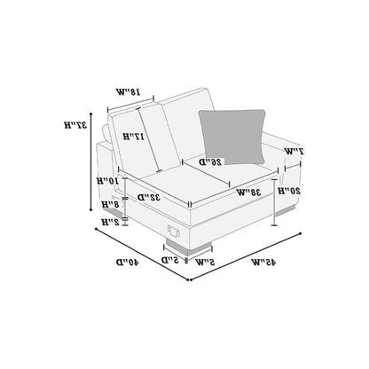 Modular Seating With Pillows Home Essentials