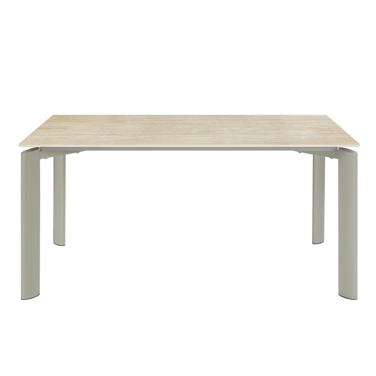 Ingram - Ceramic Top Dining Table - Light Gray Acme