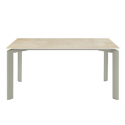 Ingram - Ceramic Top Dining Table - Light Gray Acme
