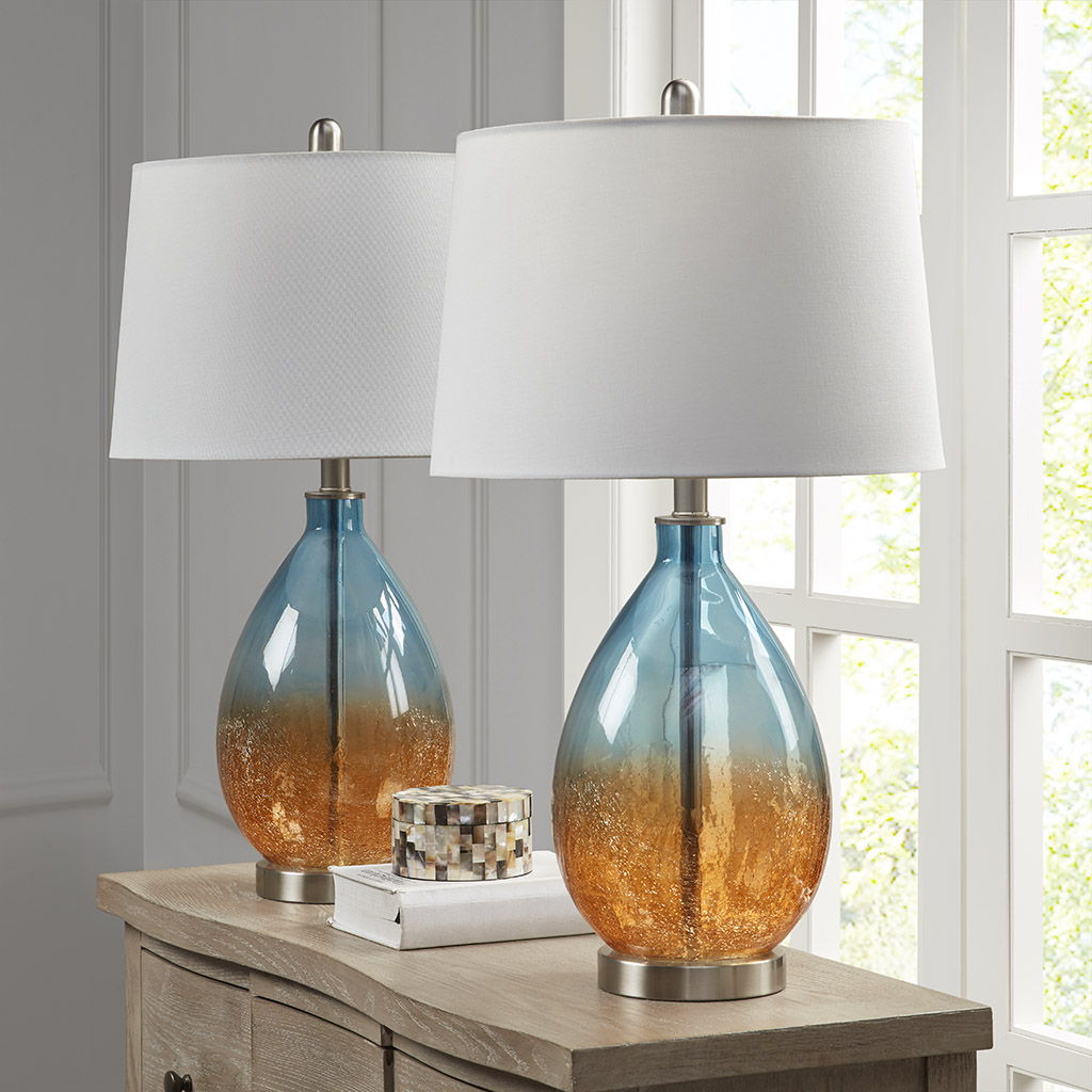 Cortina - Table Lamp (Set of 2) - Blue