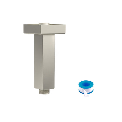 Ceiling Mounted Shower Arm With Flange Stainless Steel Daily Nest