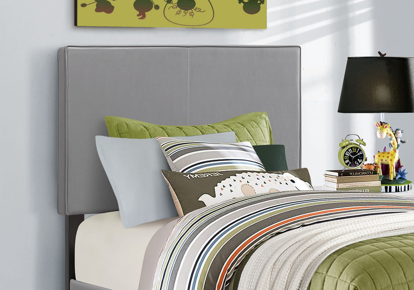 Bed, Upholstered, Transitional 8th Street