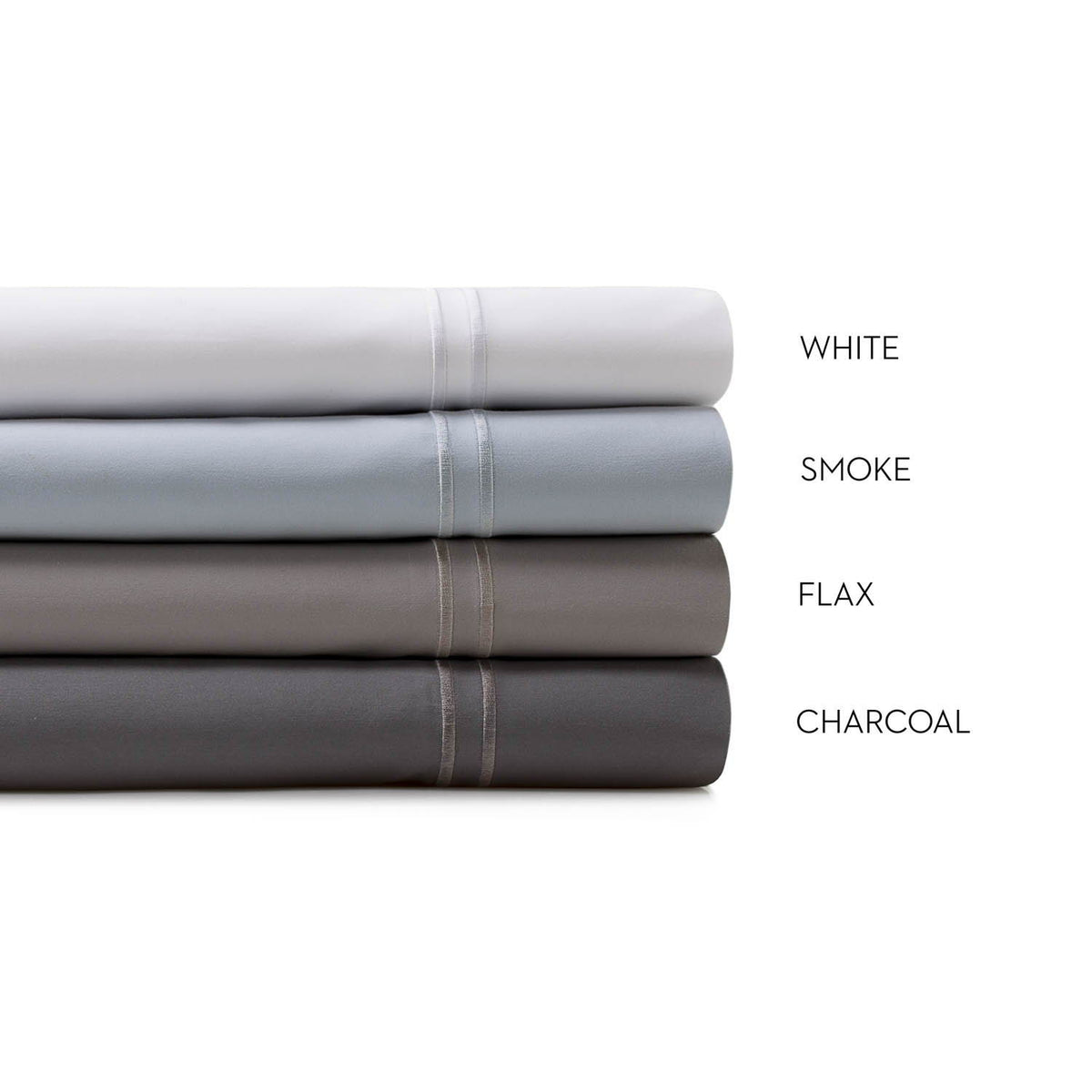 Woven Supima - Cotton Sheets - Split King - White Malouf