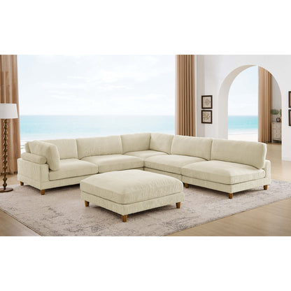 Modern Modular Sectional With Adjustable Back Support Home Essentials