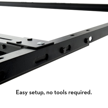 Twin Over Full Adjustable Bed Frame - Wheels Malouf