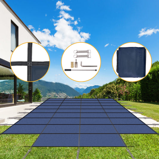 20 X 40 Ft High Strength Pool Safety Cover For Rectangular Inground Winter Swimming Pools Daily Nest