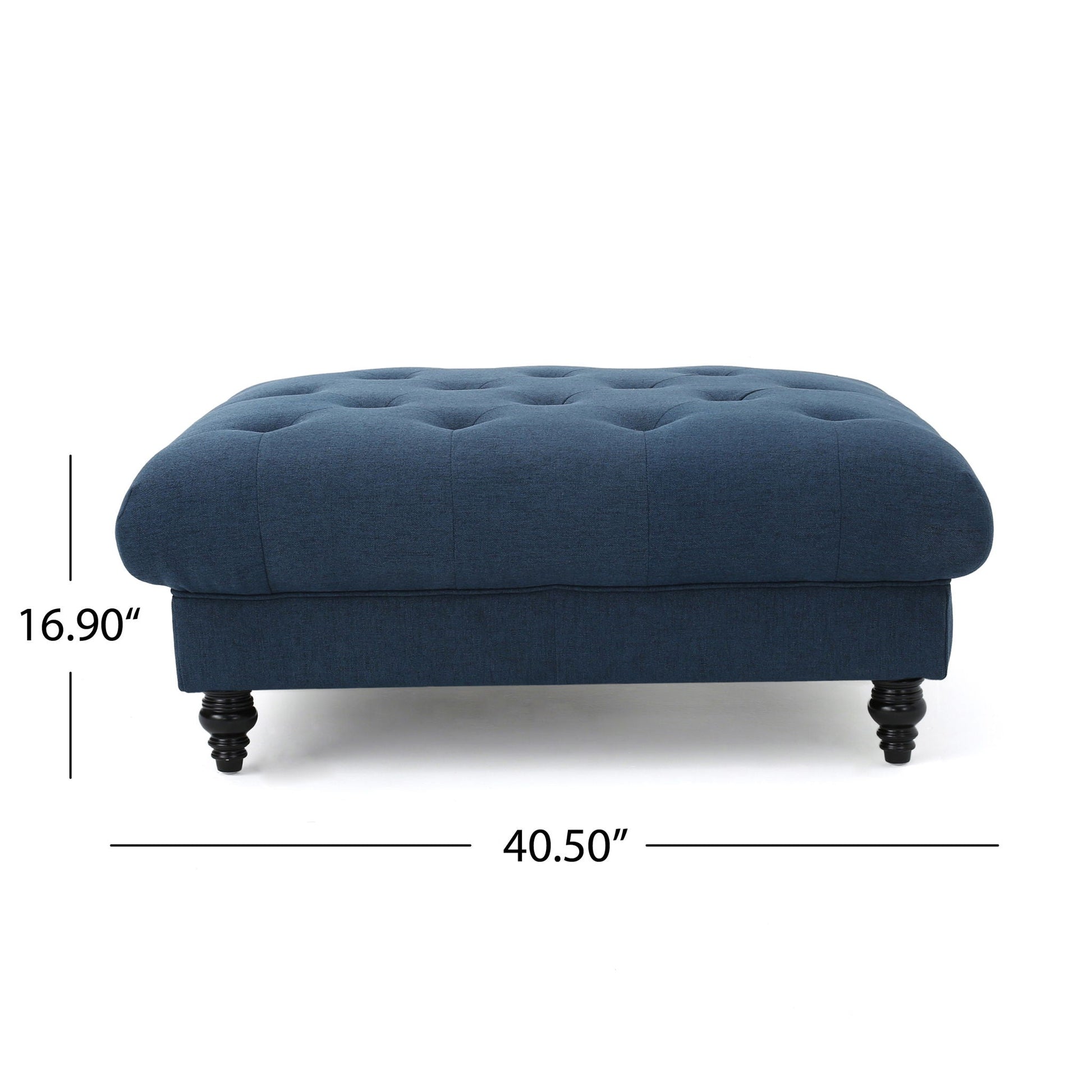 Madrid - Tufted Ottoman Footrest Noble House