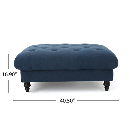 Madrid - Tufted Ottoman Footrest Noble House