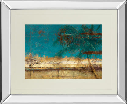 Sea Landscapes By Patricia Pinto - Mirror Framed Print Wall Art - Blue