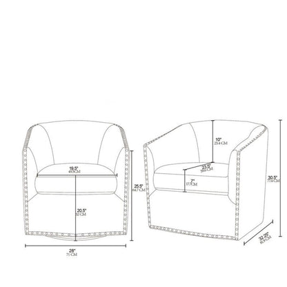 Luxurious Chair With 360 Degree Rotation JLA