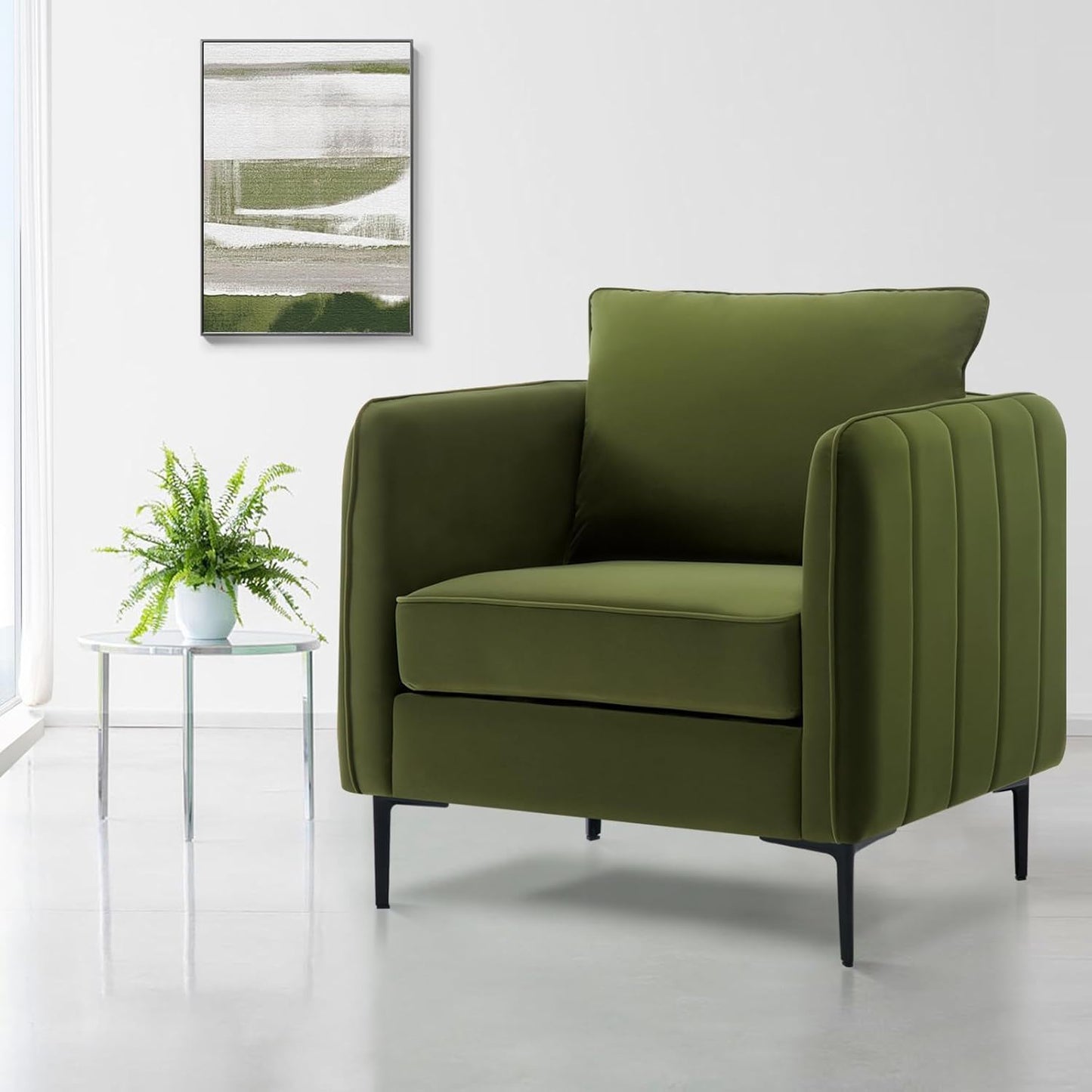 Accent Chair With Pillow For Living Room Home Essentials